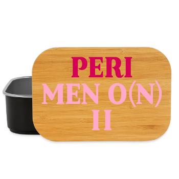 FRAUEN PERIMENOPAUSE - Lunch Box - Schwarz - Vorne