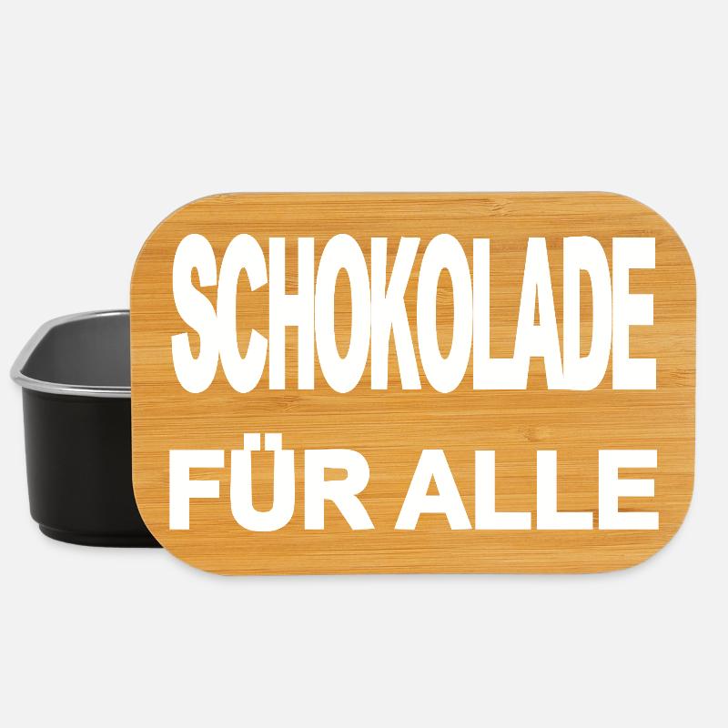 Schokolade - Lunch Box - Schwarz