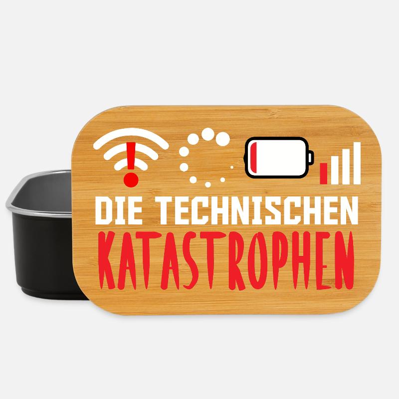 Nerd Computer THE TECHNICAL CATASTROPHES FUNNY - Lunch Box - black