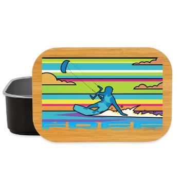 Kitesurf - Lunch Box - black - Front