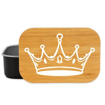 Krone Outline - Lunch Box - Schwarz - Vorne