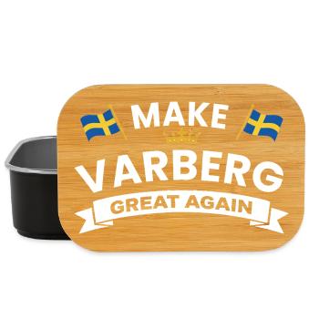 Varberg Pride Banner Emblem - Lunch Box - black - Front