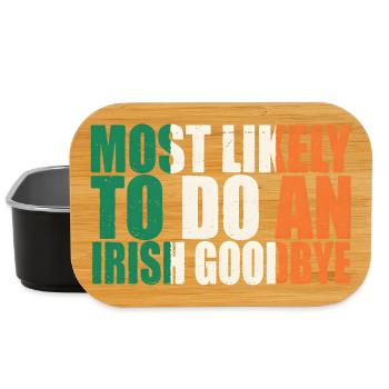 Irish Goodbye Humor Tee - Lunch Box - black - Front