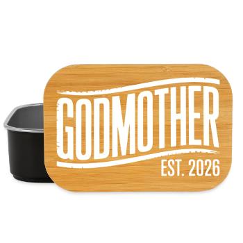 GODMOTHER EST 2026 Bold Logo - Lunch Box - black - Front