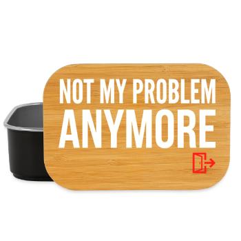Not My Problem Anymore - Lunch Box - black - Front