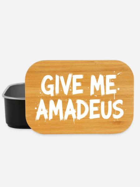 Gib Mir Amadeus - Lunch Box - Schwarz