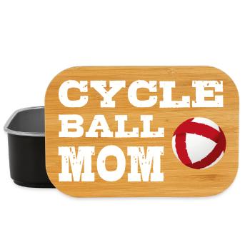 Radball, Radballer, Hallenradsport, Mom, Cycleball - Lunch Box - Schwarz - Vorne