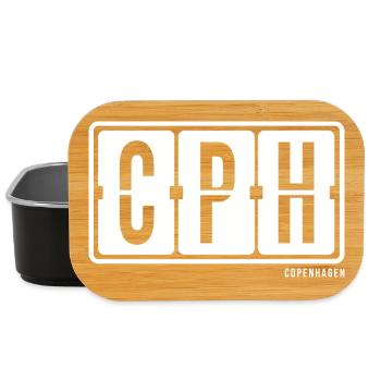 Copenhagen CPH, City Hoodie Copenhaven Souvenir - Lunch Box - black - Front