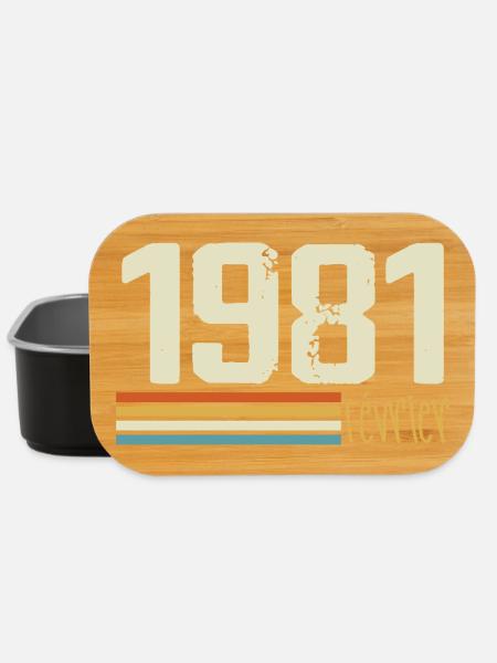 Février 1981 - Février 1981 Anniversaire 1981 - Boîte à goûter - noir