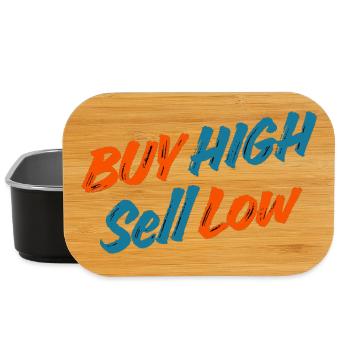 Investor - Trader - Aktien - Börse Lustige Sprüche - Lunch Box - Schwarz - Vorne