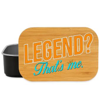 Legend? That’s me. – Premium Streetwear T-Shirt - Lunch Box - Schwarz - Vorne
