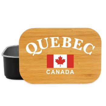 Quebec, Kanada - Lunch Box - Schwarz - Vorne