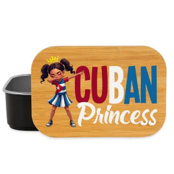 Cuba Pride & Home - Design du drapeau de Cuba - Boîte à goûter - noir - Devant