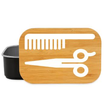 hairdresser - Lunch Box - black - Front