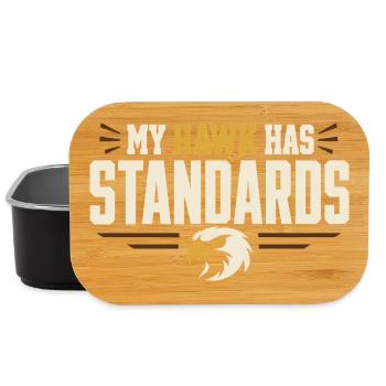 Falconry Falconers Birds of Prey Birds of Prey Guides - Lunch Box - black - Front