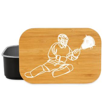 Lacrosse Torwart - Lunch Box - Schwarz - Vorne
