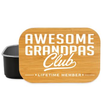 Bester Opa Club - Lunch Box - Schwarz - Vorne