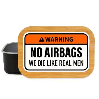 Dirt Bike Dirtfather Funny Biker Motocross-Moter - Lunch Box - Schwarz - Vorne