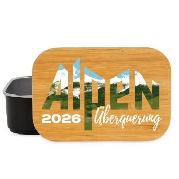 Alpen Überquerung 2026 - Wandern - Lunch Box - Schwarz - Vorne