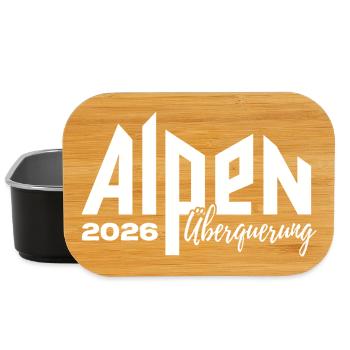 Alpen Überquerung 2026 - Wandern - Lunch Box - Schwarz - Vorne