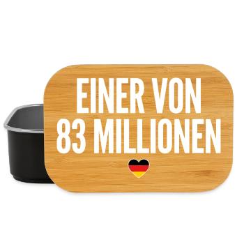 Einer Von 83 Millionen - Lunch Box - Schwarz - Vorne