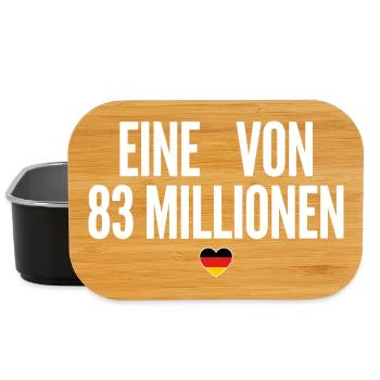 Eine von 83 Millionen - Lunch Box - Schwarz - Vorne