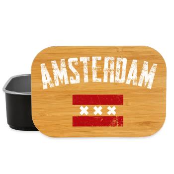 Amsterdam Bold Crest Tee - Boîte à goûter - noir - Devant