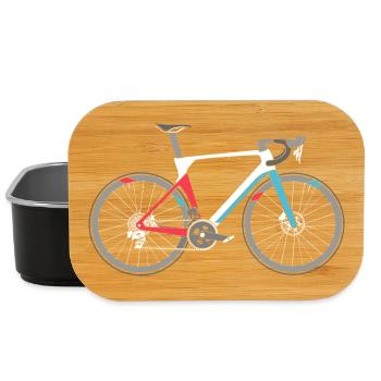 Road Bike Bike Bike Bike Road Bike Symbol Colors - Lunch Box - black - Front