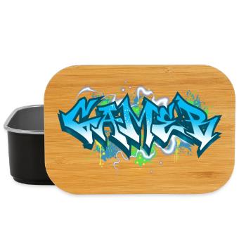 Gamer - Lunch Box - black - Front