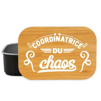 Chaos Coordinator - Lunch Box - black - Front