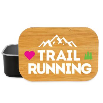 I Love Trail Running - Lunch Box - black - Front