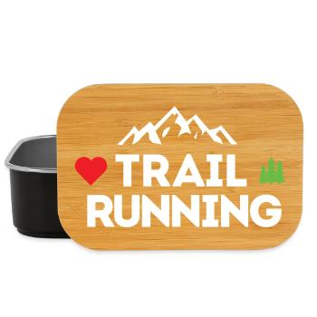I love Trail Running - Lunch Box - black - Front