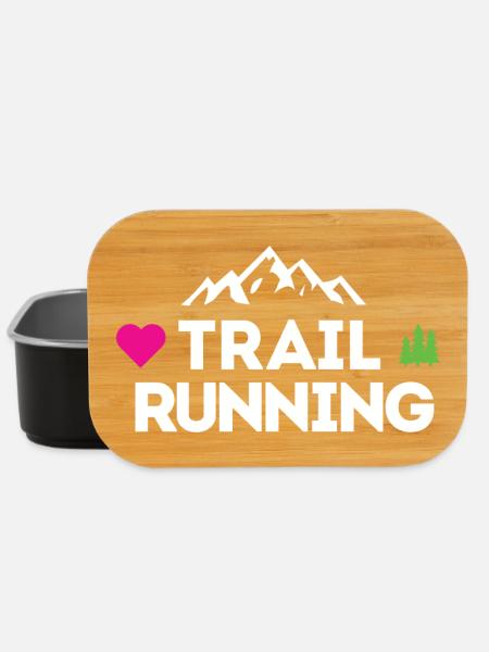 Ich liebe Trailrunning - Lunch Box - Schwarz