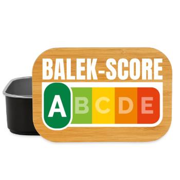 BALEK-SCORE - Humour noir - Boîte à goûter - noir - Devant
