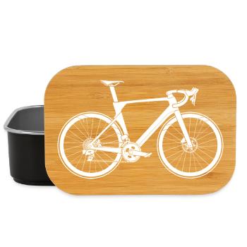Vélo Route Icône Illustration Icône Graphique - Boîte à goûter - noir - Devant