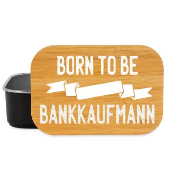 Born to be Bankkaufmann - Lunch Box - Schwarz - Vorne