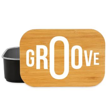 groove, groover, music fan - Lunch Box - black - Front