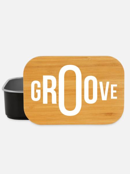 groove, groover, fan de musique - Boîte à goûter - noir