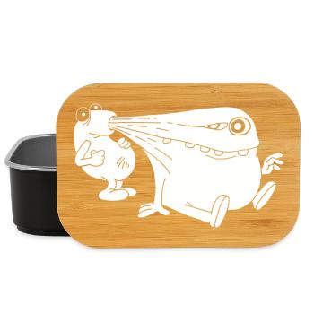 Weißes Monster Energiesauger - Lunch Box - Schwarz - Vorne
