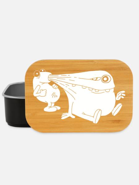 Monstre blanc aspirateur d'énergie - Boîte à goûter - noir
