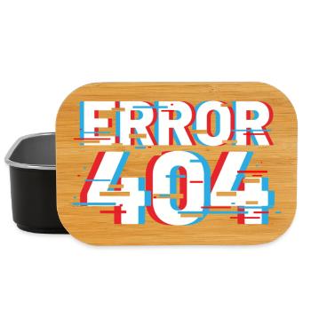 Error 404 Glitch - Lunch Box - black - Front