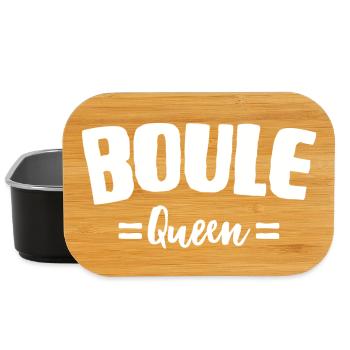 Boules Boules Queen pour Bouler Boccia Jeu Botcha - Boîte à goûter - noir - Devant