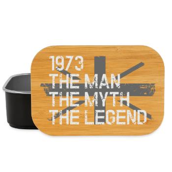 1973 Le mythe de l’homme La Légende - Boîte à goûter - noir - Devant