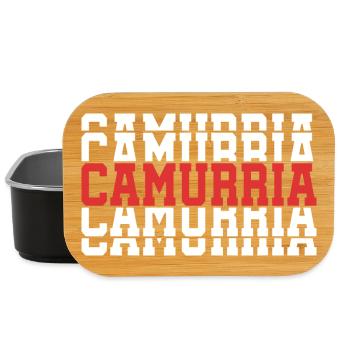 t-shirt camurria t-shirt Sicilia stacked text - Lunch Box - black - Front