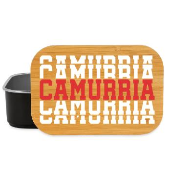 Camurria T-Shirt gestapelter Text Geschenk T-Shirt - Lunch Box - Schwarz - Vorne