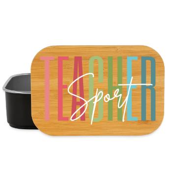 Sport Teacher Schule Geschenk - Lunch Box - Schwarz - Vorne