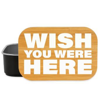 WISH YOU WERE HERE - Lunch Box - black - Front