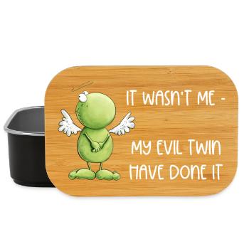 Frog Angel Innocence - Lunch Box - black - Front