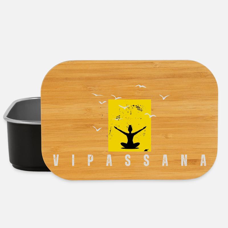 Méditation Vipassana - Boîte à goûter - noir
