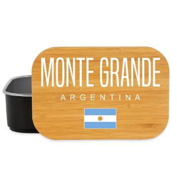 Monte Grande Argentinien Argentinier - Lunch Box - Schwarz - Vorne